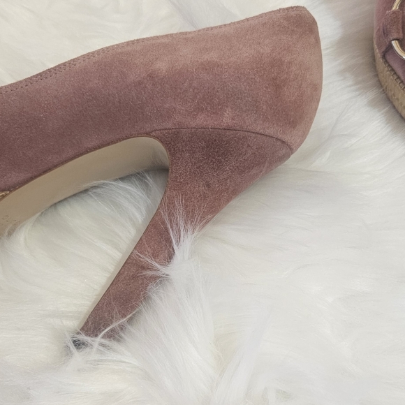 GUCCI Pink Champagne / Rose Peep Toe Heels - Picture 14 of 15